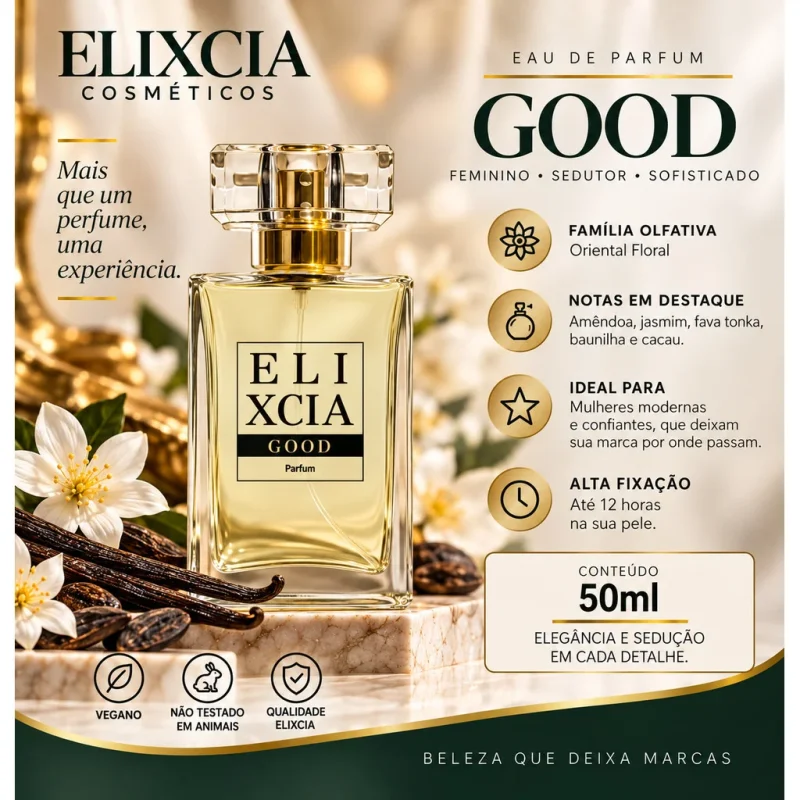 perfume feminino elixcia good