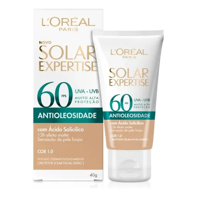 protetor solar antioleosidade fps