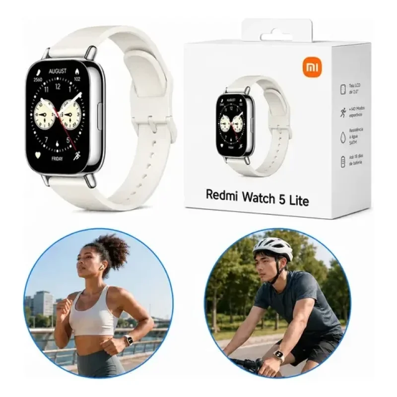 relógio smartwatch branco