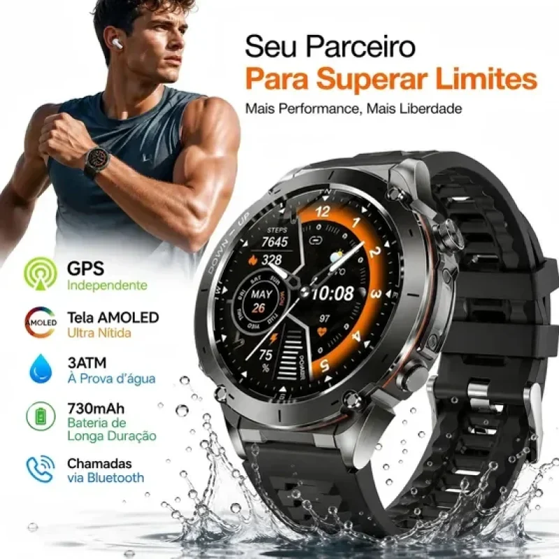 relógio smartwatch masculino