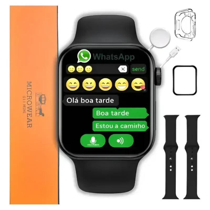 relógio smartwatch mini