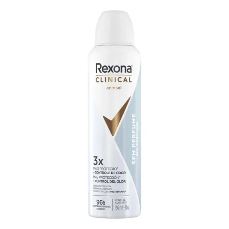 rexona clinical antitranspirante aerossol