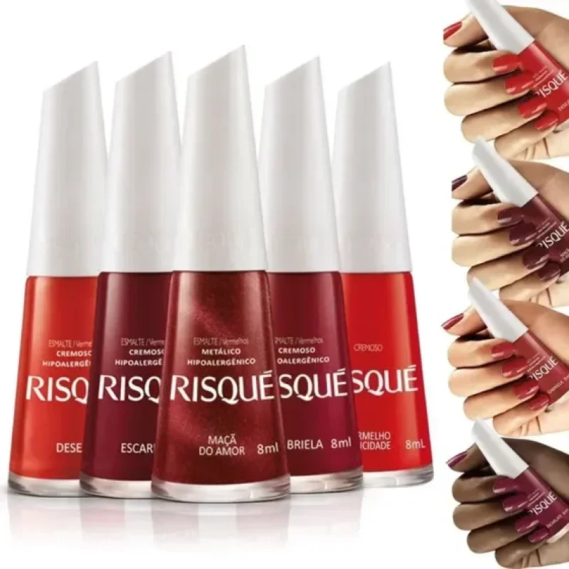 risque kit 5 esmaltes