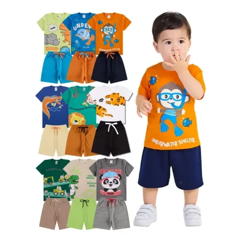 roupa bebê menino algodão