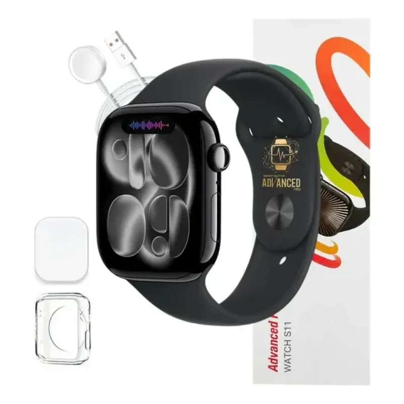 smartwatch avançado preto