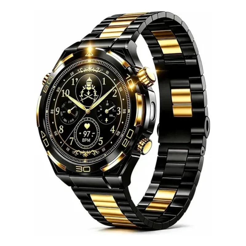 smartwatch ouro 14k