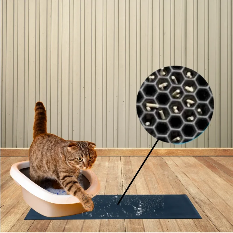 tapete coletor gato