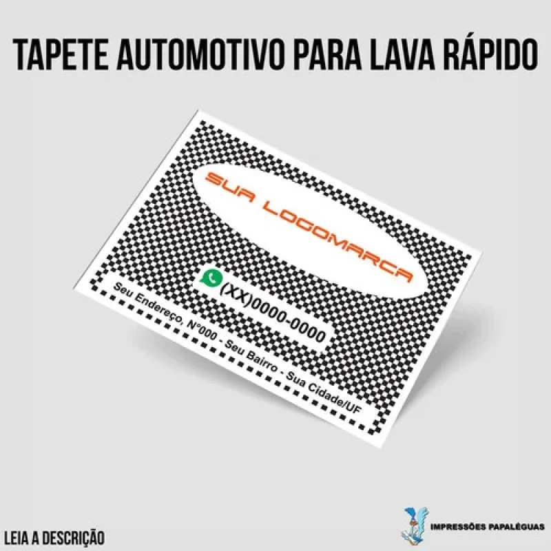 tapete jornal lava rápido