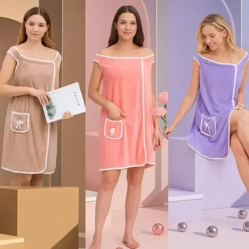 toalha vestido- roupão de