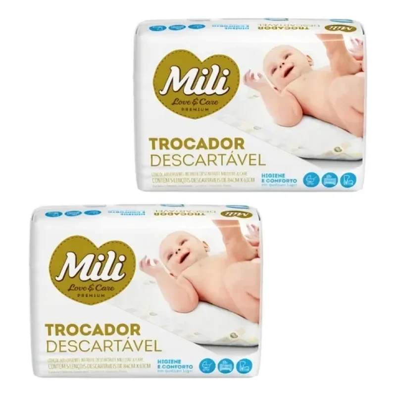 trocador descartável mili love