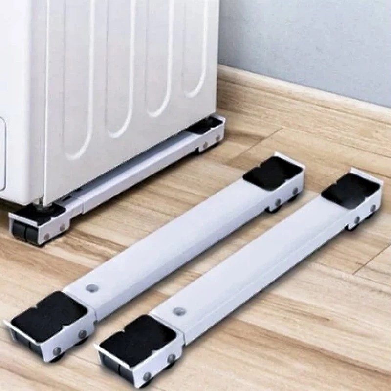 uporte Universal de Alumínio De Base Com Rodinha Para Geladeira Fogão E Máquina De Lavar L...